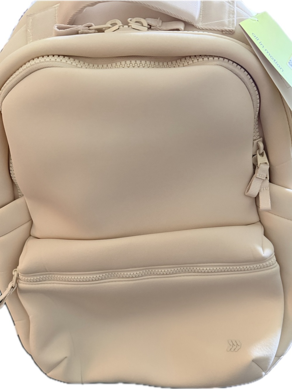 All In Motion 14l faux neoprene cream